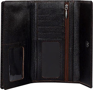 Ví Nữ Huy Hoàng HT3129 (9.5 x 19 cm) - Đen