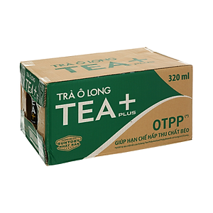 Thùng 24 Chai Trà Ô Long Tea+ Plus (320ml/Chai)