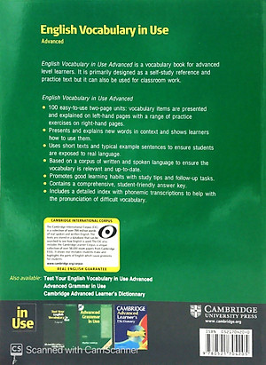 English Vocabulary In Use Advance