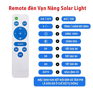 Đèn năng lượng mặt trời chóng lóa Vạn Năng Solar 100W