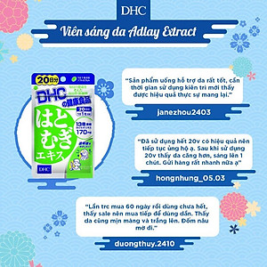 Viên Uống Trắng da DHC Nhật Bản Adlay Extract