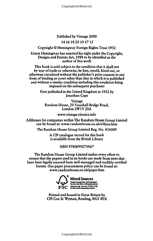 Sách The Old Man And The Sea