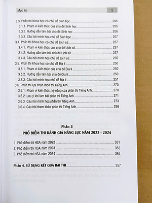 Sách - Hướng Dẫn Thi Đánh Giá Năng Lực Của Đại Học Quốc Gia Hà Nội năm 2025 (Highschool Student Assessment - HSA)