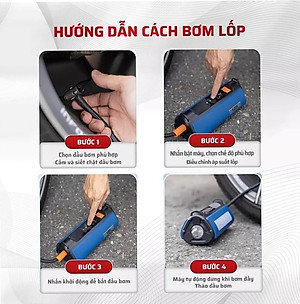 [Tặng củ sạc + cáp sạc] Bơm Lốp, Kích Bình Ô Tô, Xe Máy 4in1 GDV TS03 Pin LI-PO 12000mAh Kiêm Sạc Dự Phòng, Đèn Pin Chiếu Sáng - Hàng Chính Hãng