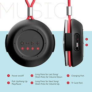 Loa Chống Nước Di Động Vtin Q1 Bluetooth Cho Phòng tắm, Bãi biển, Ngoài trời - Hàng Chính Hãng