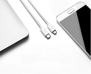 Ugreen UG40419US142TK 1.5M màu trắng Dây USB Type-C sang micro USB - HÀNG CHÍNH HÃNG