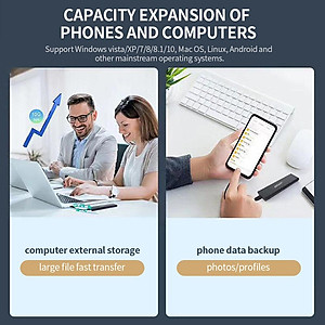 Vỏ bọc ổ cứng EZCast S8000 GEN2 M.2 NVME SSD di động PCI-e sang USB 3.1