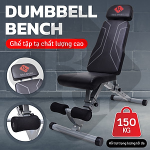 BG - Ghế tập tạ ghế tạ đa năng cao cấp DUMBBELL BENCH điều chỉnh độ dốc theo tiêu chuẩn phòng Gym tại nhà