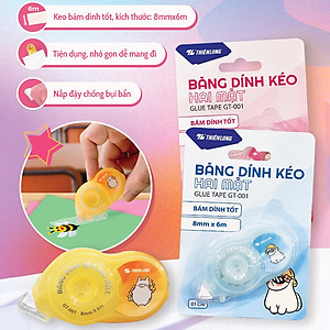Băng keo - Băng dính kéo 2 mặt Thiên Long GT-001