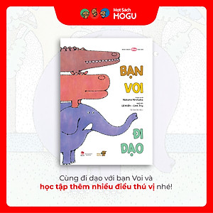 Truyện Ehon bé 1-2-3 tuổi - Bạn Voi Đi Dạo
