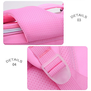 Balo chống gù dáng hộp 3D cho bé gái ,balo học sinh tiểu học in hình dễ thương HS1026