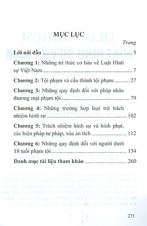 Trắc Nghiệm Luật Hình Sự Việt Nam - Phần Chung (Sách tham khảo; Tái bản có sửa chữa, bổ sung)