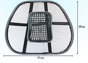 [COMBO 2 CHIẾC] Tấm Lưới Tựa Lưng Cho Văn Phòng , Học Sinh - Đệm Ghế Lưng Cho Tài Xế, Lái Xe Hỗ Trợ Cột Sống, Giảm Nhức Mỏi- Chính Hãng GROFA