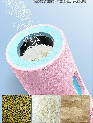 Vòng Lắc Eo Giảm Mỡ Bụng Ống Thép Bọc Mút Xốp - Tùy Chỉnh Độ Nặng - Chính Hãng miDoctor