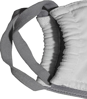 Khẩu trang chống nắng UPF50+ trắng Zigzag MAS00114