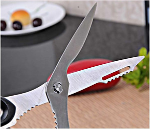 Combo kéo cắt càng cua Echo Metal + kéo cắt gà/thịt đầu cong - nội địa Nhật Bản