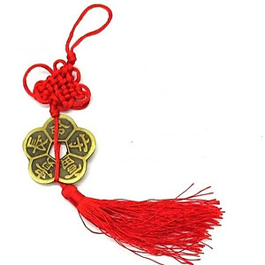 Dây Xâu Xu Treo Tiền Hoa Mai - Đồng Xu Phong Thuỷ - Quà Tặng Quà Lưu Niệm