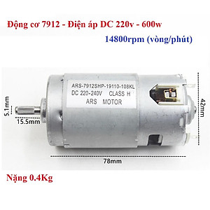 Động cơ DC220v công suất lớn 400w hoặc 600w