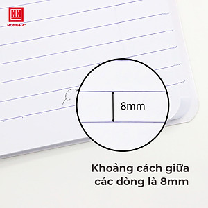 Sổ bìa bồi kẻ ngang A4 300 trang Hồng Hà Patterns - 4532