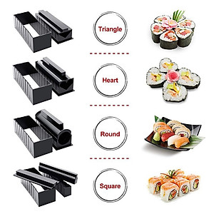 Bộ Dụng Cụ Làm Sushi 10 Món Khuôn Làm Cơm Cuộn