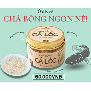Chà bông cá lóc thượng hạng phamnghiafood hũ 40gr với trên 98% thịt cá lóc chuẩn VietGap - Ruốc cá lóc tiện lợi cho mẹ, dinh dưỡng cho bé yêu