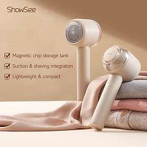 ShowSee 2 trong 1 chân không khí và cạo bóng tông đơ điện Lint Remover cho quần áo lông tơ vải áo len Lint PELLET với từ tính