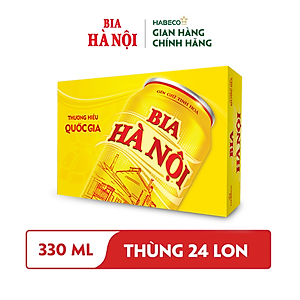 Combo 2 Thùng Bia Hà Nội - Thùng 24 lon 330ml