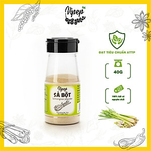 Sả Bột Tự Nhiên Vipep Hũ Nhựa 40g