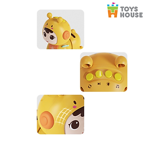 Sư tử tập bò có nhạc cho bé Toyshouse HE0705