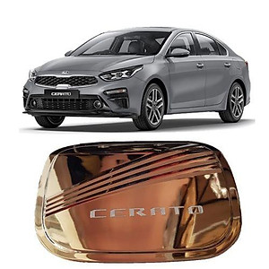 Ốp Nắp Bình Xăng Dành Cho Xe Kia Cerato 2019 2020 2021 Mạ Crom