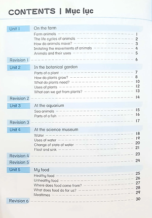 Khoa Học Tiền Tiểu Học Song Ngữ - Sách Luyện Tập 5