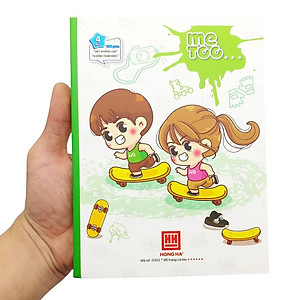 Vở Class Me Too - 4 Ô Ly 96 Trang 100gsm - Hồng Hà 0302 (Mẫu Màu Giao Ngẫu Nhiên)