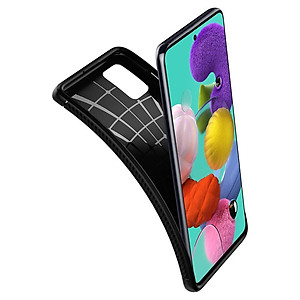 Mua Ốp Galaxy A51 Spigen Rugged Armor Hàng chính hãng Tiki