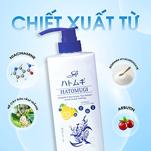 Sữa Tắm Dưỡng Ẩm Và Làm Trắng Da SHP Hatomugi Body Soap White & Moisture Rich (800 mL)
