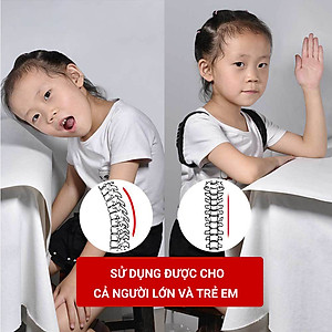 Đai chống gù lưng trẻ em, người lớn điều chỉnh tư thế GoodFit GF715P đai chống gù lưng cho bé