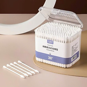 Hộp 200 Tăm Bông Ngoáy Tai 2 Đầu Xoắn Nhọn – Nhiều Màu Sắc, Tiện Dụng - HÀNG CHÍNH HÃNG MINIIN