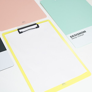 Bìa trình ký nhựa A4 AO+ đơn Bìa kẹp nhựa giấy, tài liệu, kẹp hồ sơ A4 một mặt Designism DB410