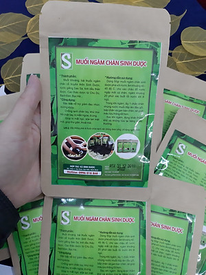 Muối Tắm Bé Độc Mộc 400G - Muối Tắm Bé Sinh Dược  Làm Giảm Rôm Sẩy,  Hăm Tả, Cứt Trâu, Mẩn Ngứa, Mồ Hôi Trộm Cho Bé An Toàn Cho Cả Trẻ Sơ Sinh