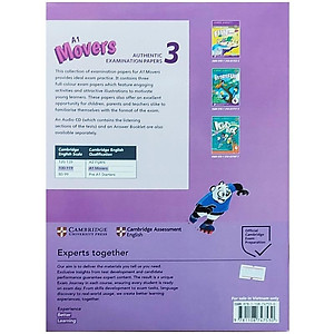 Sách A1 Movers 3 Student's Book: Authentic Examination Papers