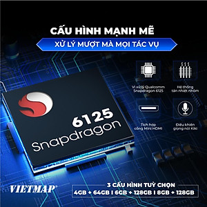 [Nhập Mã TIKISMEV5] Vietmap BS10 Box Android kết nối màn hình xe ô tô - Tặng Vietmap Live 3 năm - CarPlay và Android Auto thế hệ mới - SMEV Phân Phối