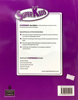 Sách Superkids NE Activity Book 6 with CD