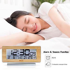 Đồng hồ có đèn nền đa chức năng, báo thức, nhiệt kế,..