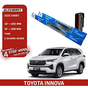 Gạt Mưa Xe Ô tô Toyota Vios Theo Từng Đời Xe,Loại Silicon 4 Lưỡi Cao Cấp, Thiết Kế Thông Minh, Gạt Êm Và Sạch Hơn