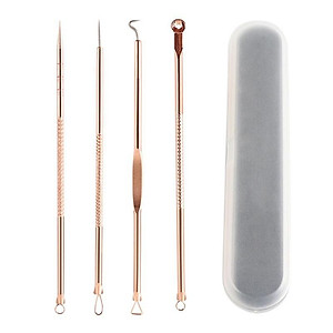 Bộ Dụng Cụ Nặn Mụn 4 Cây 8 Đầu Đa Năng ( Tặng Cột Tóc Quả Bơ ) - Miễn Phí Vận Chuyển