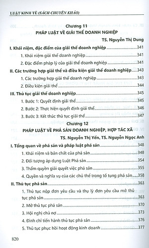 Luật Kinh Tế (Tái bản lần thứ nhất, có sửa đổi, bổ sung) - Sách chuyên khảo