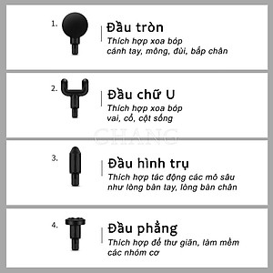 Máy Mát Xa Cầm Tay Súng Massage Toàn Thân 6 Cấp Độ Chuyên Sâu Vai Lưng Giảm Đau Mỏi, Dãn Cơ Sau Tập