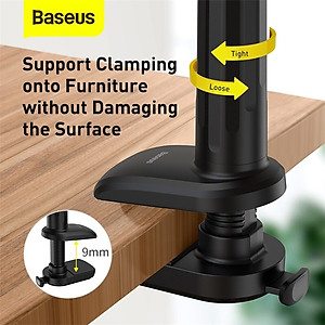 Giá Đỡ Điện Thoại Kẹp Để Giường Baseus Tay Cầm Dài Linh Hoạt Dễ Dàng Sử Dụng - Hàng Chính Hãng