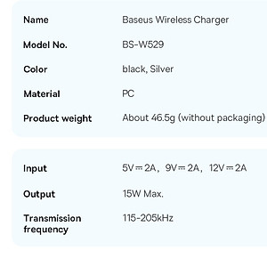 Đế Sạc Nhanh 15W Không Dây Baseus Simple Mini3 Magnetic Wireless Charger Cho 12 13 14 - Hàng Chính Hãng