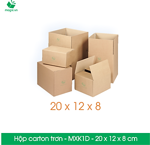 MXK1D - 20x12x8 cm - 20 Thùng hộp carton