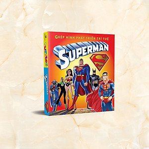 Combo Ghép hình phát triển trí tuệ Phương tiện giao thông - Động vật nuôi - Superman - Khủng long